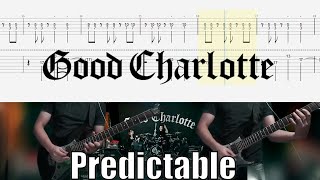 Good Charlotte Predictable Guitar Cover With TAB [upl. by Hernandez517]