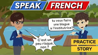 Learn French with Funny Story  True Friend  French Conversation Practice for Beginners [upl. by Anauj]