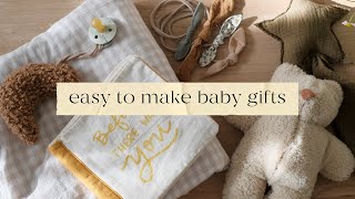 10 DIY Baby Gift Ideas  Beginner Sewing Tutorial [upl. by Kcirdec901]