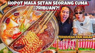 TERMURAH DAN HALAL HOT POT MALA SETAN CUMA 7RIBUAN AJA [upl. by Lovich]