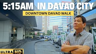 Nov 1 Downtown Davao City Walk Tour UHD [upl. by Newcomb126]