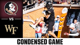 Florida State vs Wake Forest Condensed Game  2023 ACC Football [upl. by Johnsten]