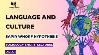 Sapir Whorf Hypothesis Linguistic Determinism and Relativism Language and Culture in Sociology [upl. by Dahsraf918]