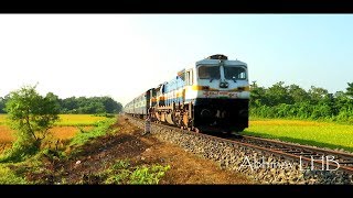 WAP7  WAP5 type Electric Locomotive Horn in a WDP4D Diesel Locomotive  Kamrup Express heading GHY [upl. by Nnaegroeg]