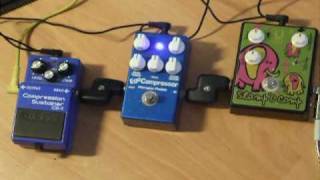 BossampWamplerampUsound Guitar Compressor test [upl. by Warford]