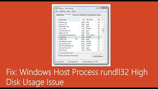 SOLVED Windows host process rundll32 high disk  CPU usage Windows 10 [upl. by Jacqueline]