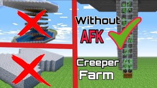 How to make gunpowder farm in minecraft pe and java 11830 Gunpowder farm without afk [upl. by Eibbil]