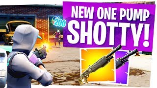 1 PUMPS RETURN with the NEW LEGENDARY PUMP SHOTGUN  The NEW Fortnite SPAS 12 [upl. by Edahs923]