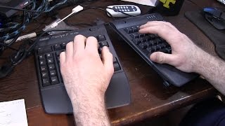 Kinesis Ergonomic Keyboard for Mac Review Demo [upl. by Schriever]