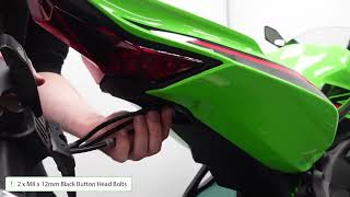 Evotech Tail Tidy Kawasaki Ninja ZX4RR Installation Video Part Number PRN016541 [upl. by Eno]