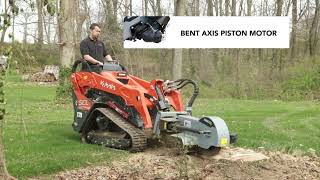 S16 Stump Grinder For Mini Skidsteer [upl. by Ahsik]