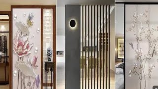 Modern room divider ideas  Living room partition wall design 2025 [upl. by Lissi]