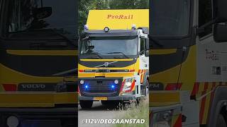 ProRail incidentenbestrijding vertrekt vanaf 112OnWheels 2022 prorail emergency blaulicht 112 [upl. by Batchelor200]