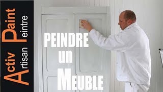 ✳️N°39 TUTO peindre un meuble en bois ciré sans decaper technique de relooking et de decoration [upl. by Ringe]