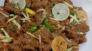 Beef Tikka Karahi Recipe ll Restaurant Style Beef Koila Karahi Recipe [upl. by Enimsay]