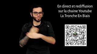 Annonce LSF Tronche en Live N°120  Le Syndrome de privation langagière [upl. by Nimzzaj]