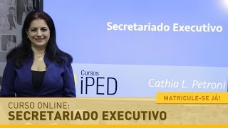 Curso de Secretáriado Executivo  iPED [upl. by Mclaughlin35]