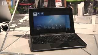 IFA 2012 Dell unveils Windows RT tablet hybrid laptop [upl. by Imarej]