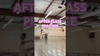 AFTER CLASS PRACTICE ballerinaballetpracticeballetdancerballetclassguestartistdancer [upl. by Byrann198]