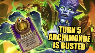 Early Archimonde gives us so much value  Hearthstone Battlegrounds [upl. by Erdnad577]