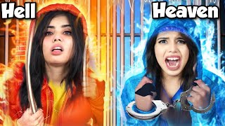 Extreme HOT🥵 VS COLD🥶 Jail Challenge [upl. by Brodench]