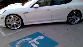 713 motoring Porsche Panamera on 24s [upl. by Airetahs]