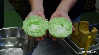 Making Fake Food Wax Sample in Japan  CabbageLettuce [upl. by Sliwa937]