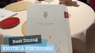 Enoteca Pinchiorri 3 Star Michelin Restaurant in Florence Italy [upl. by Liuqnoj]