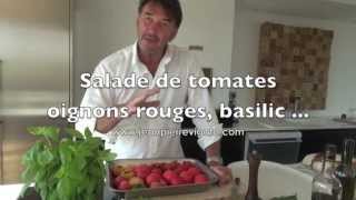 Salade de tomates facile MAIS originale par JP Vigato [upl. by Aneloc]