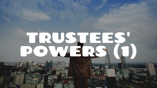 Trustee Powers 1  Power of Investment  Equity amp Trusts [upl. by Hpeseoj499]