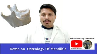 Mandible Osteology I Features amp attachments I Full demo I Dr Vibhash Vaidya [upl. by Ronnie]