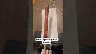 Spinning Rod Handle spinningrods fishing fish walleye fishingrod wood woodworking custom [upl. by Lambard]