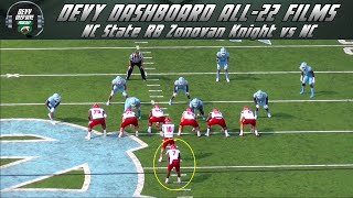 NC State RB Zonovan Knight vs North Carolina 2020 [upl. by Archambault]