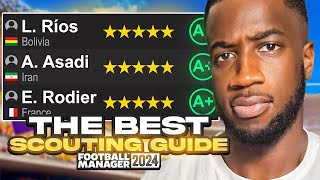 How to Scout for The BEST Wonderkids on FM24  FM24 Scouting  Football Manager 2024 [upl. by Zzahc108]