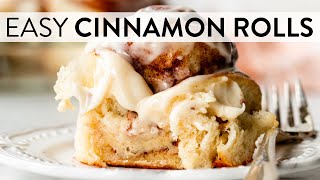 Easy Cinnamon Rolls From Scratch  Sallys Baking Recipes [upl. by Pate]