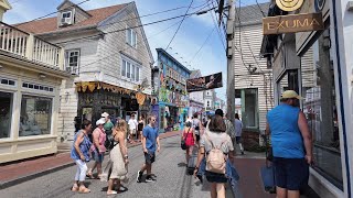 Walking Cape Cod  Provincetown Commercial Street amp Pier [upl. by Ludwog]