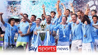 Premier League final day  Manchester City crowned champions as Luton are relegated [upl. by Ahsenroc]