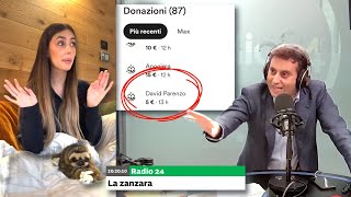 Michelle Comi lancia una colletta Parenzo tra i donatori  La Zanzara 7102024 [upl. by Nedyah594]