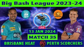 Brisbane Heat vs Perth Scorchers  BH vs PS  Big Bash League 202324  Cricket Info BBL Live [upl. by Cromwell738]