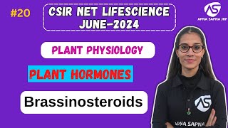 Brassinosteroids  Plant Hormones  Plant Physiology  CSIRNET LIFESCIENCE [upl. by Anidene790]