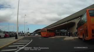 350 Fuerteventura  AIRPORT FUERTEVENTURA  Street View 2016 Driving through SPAIN Driving through [upl. by Eneja]