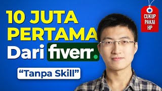 Cara quotGaptekquot Dapetin 10 Juta Pertama Dari FIVERR Lewat HP  Kerja Online Dari Rumah [upl. by Schilit621]