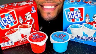 ICEE SLUSHIES BLUE RED MAKER MACHINE FUN FACTORY EATING SHOW NO TALKING CRUNCHY [upl. by Martres]