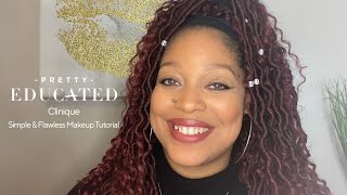 Clinique Simple amp Flawless Makeup Tutorial  PRETTY EDUCATED [upl. by Aisatana703]