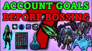 7 Account Goals to Complete Before Bossing in RuneScape 3 [upl. by Vinna]