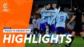 Highlights Wales  Oranje onder 19 20032019 EK 2019kwalificatie [upl. by Tocci594]