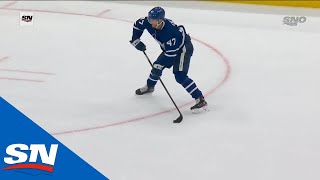 Pierre Engvall Scores First Goal Of Season For Maple Leafs On The Powerplay [upl. by Ahoufe]