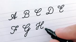 Cursive Writing  Letters A to Z  For Beginners  Worksheets to Improve Handwriting [upl. by Harrad]