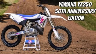 2024 YAMAHA YZ250 50th Anniversary Edition [upl. by Puduns88]