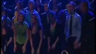 Choir Perpetuum Jazzile create a rainstorm with hands [upl. by Symons]